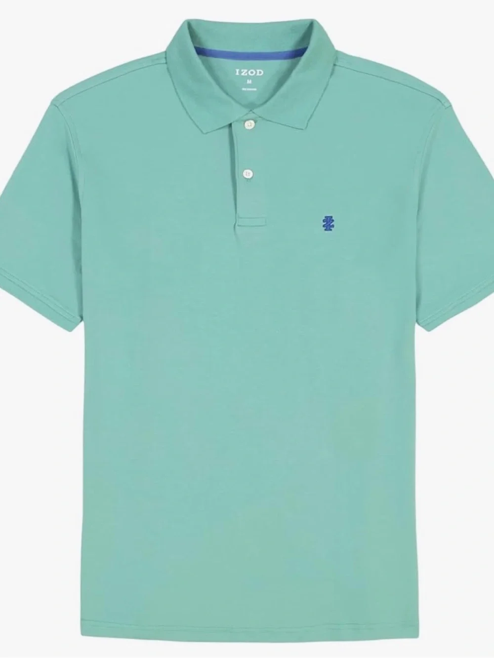 Izod Mint Green Polo Bottoms with Chambray Trim